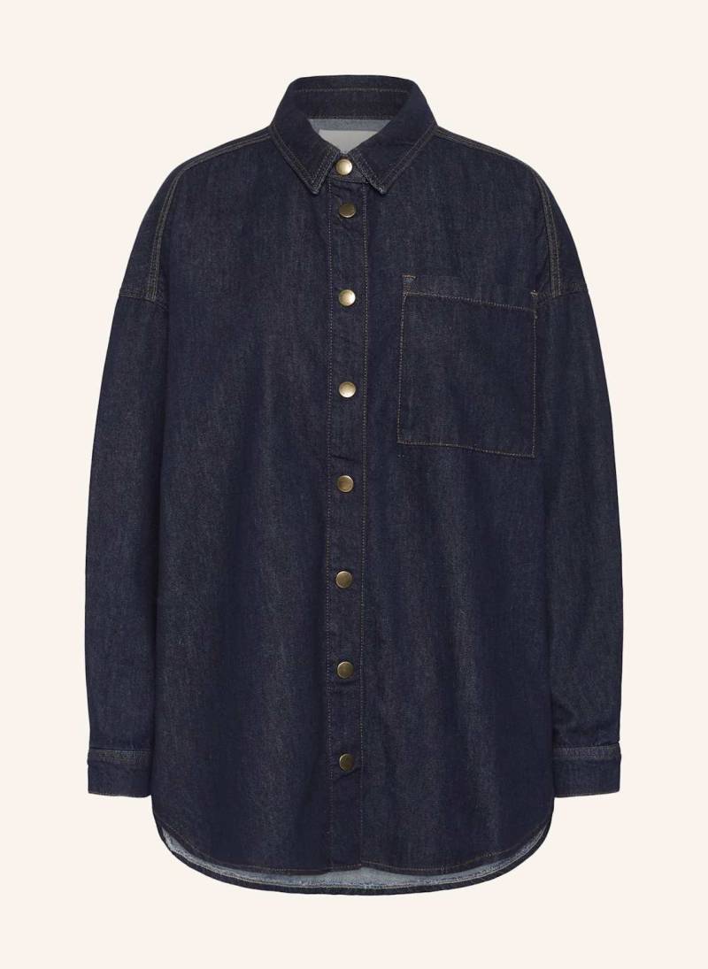 My Essential Wardrobe Oversized-Hemdbluse Malo blau von MY ESSENTIAL WARDROBE