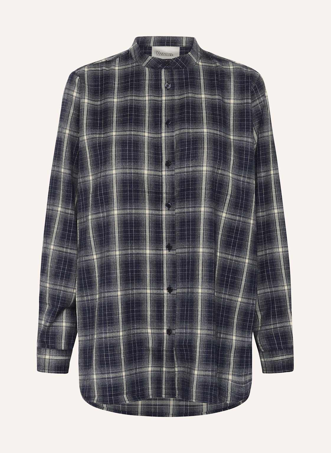 My Essential Wardrobe Oversized-Hemdbluse Marly blau von MY ESSENTIAL WARDROBE