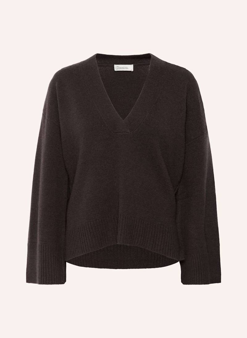 My Essential Wardrobe Strickpullover Huxi braun von MY ESSENTIAL WARDROBE