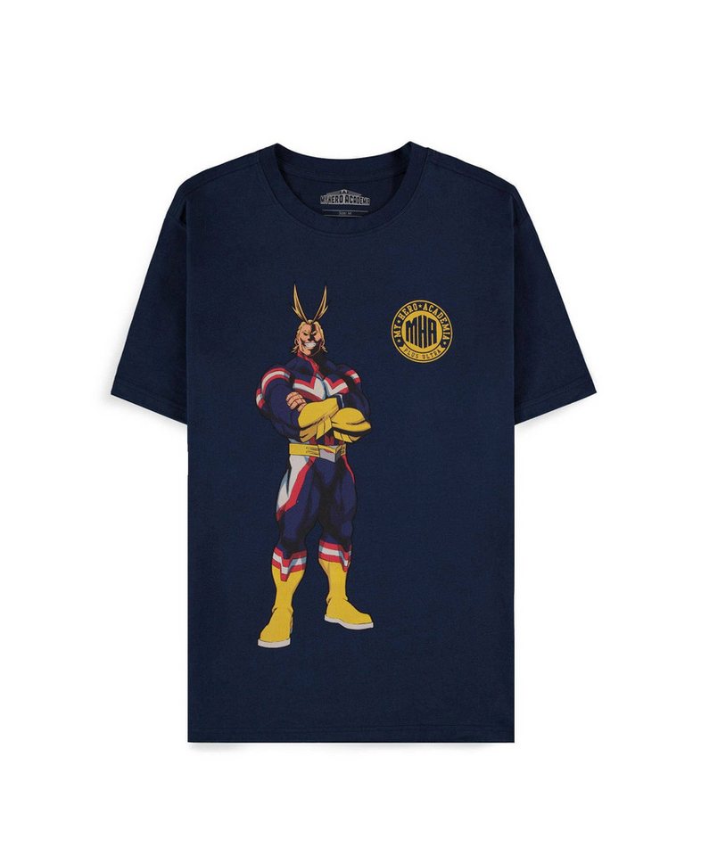 MY HERO ACADEMIA T-Shirt All Might Quote Dunkelblau von MY HERO ACADEMIA
