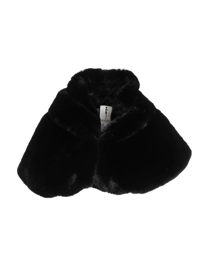 MY SECRET BLACK DRESS Shearling- & Kunstfell Damen Schwarz von MY SECRET BLACK DRESS