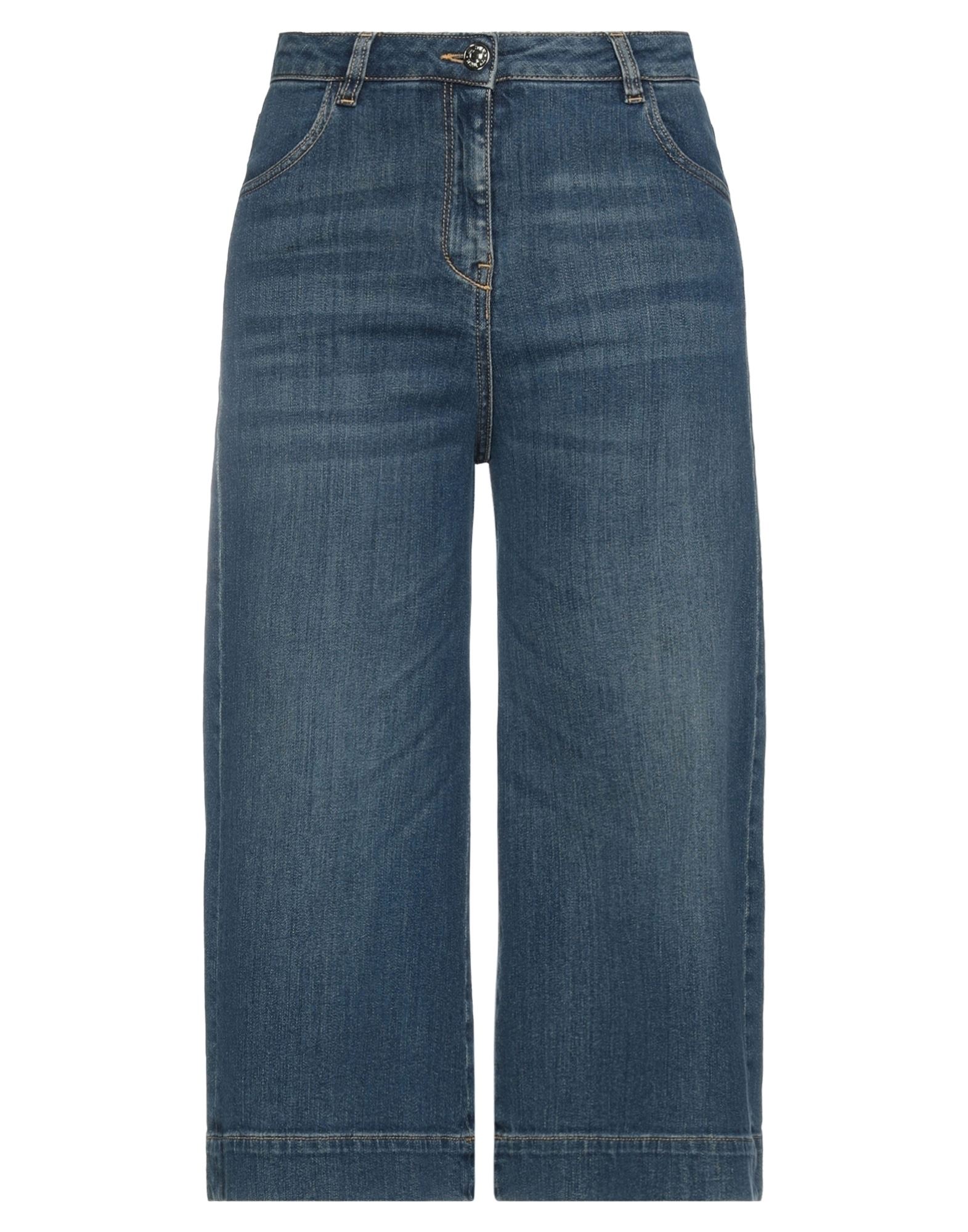 MY TWIN TWINSET Cropped Jeans Damen Blau von MY TWIN TWINSET