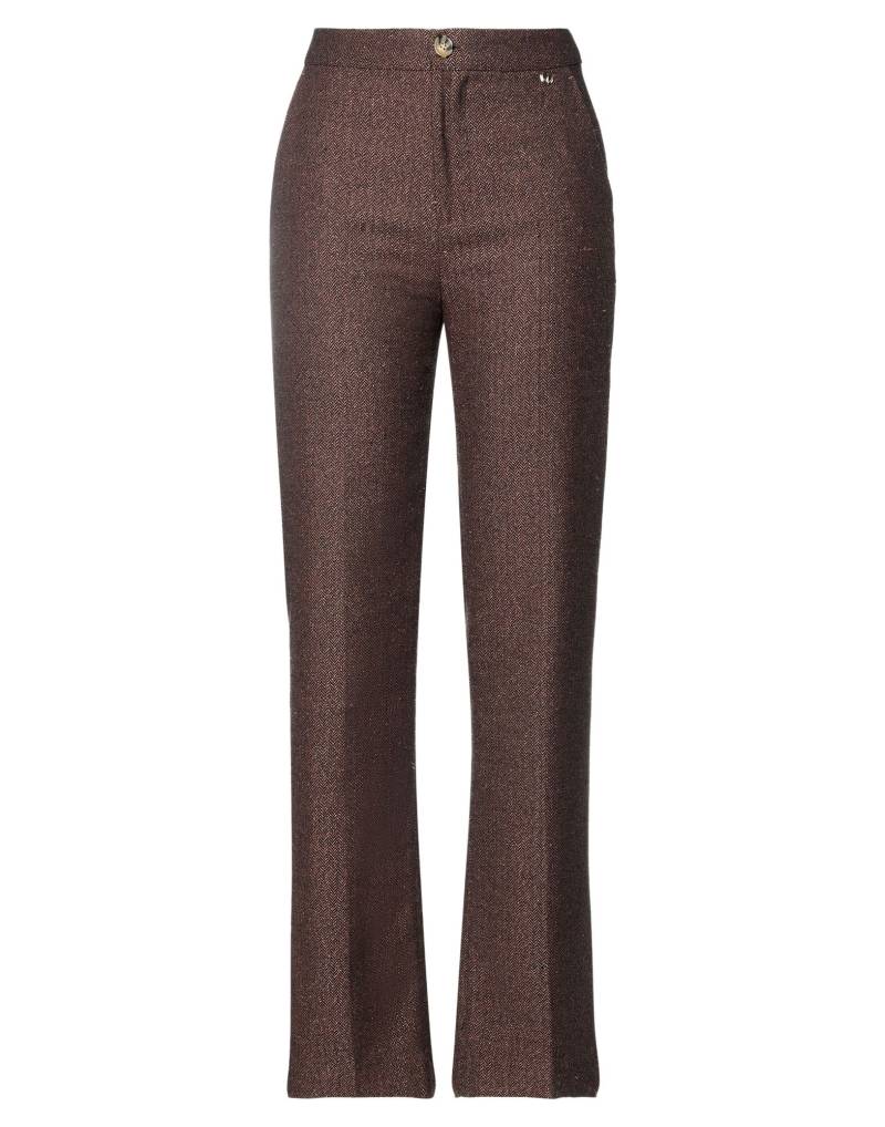 MY TWIN TWINSET Hose Damen Schokobraun von MY TWIN TWINSET