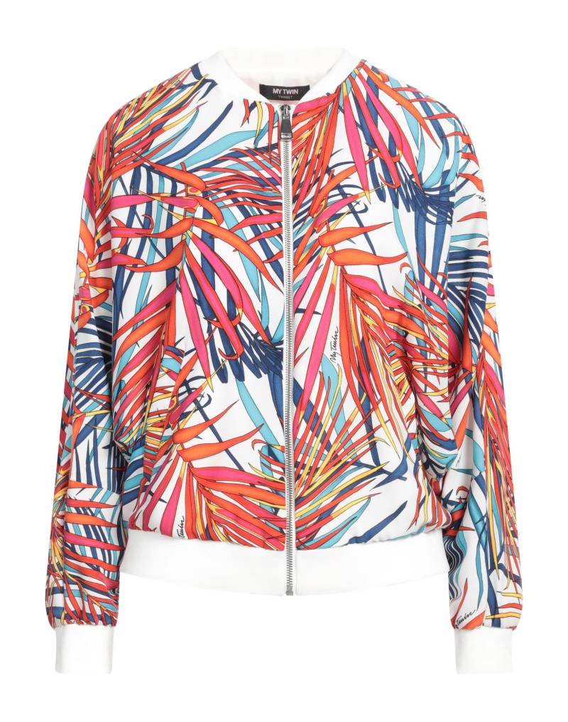 MY TWIN TWINSET Jacke & Anorak Damen Weiß von MY TWIN TWINSET