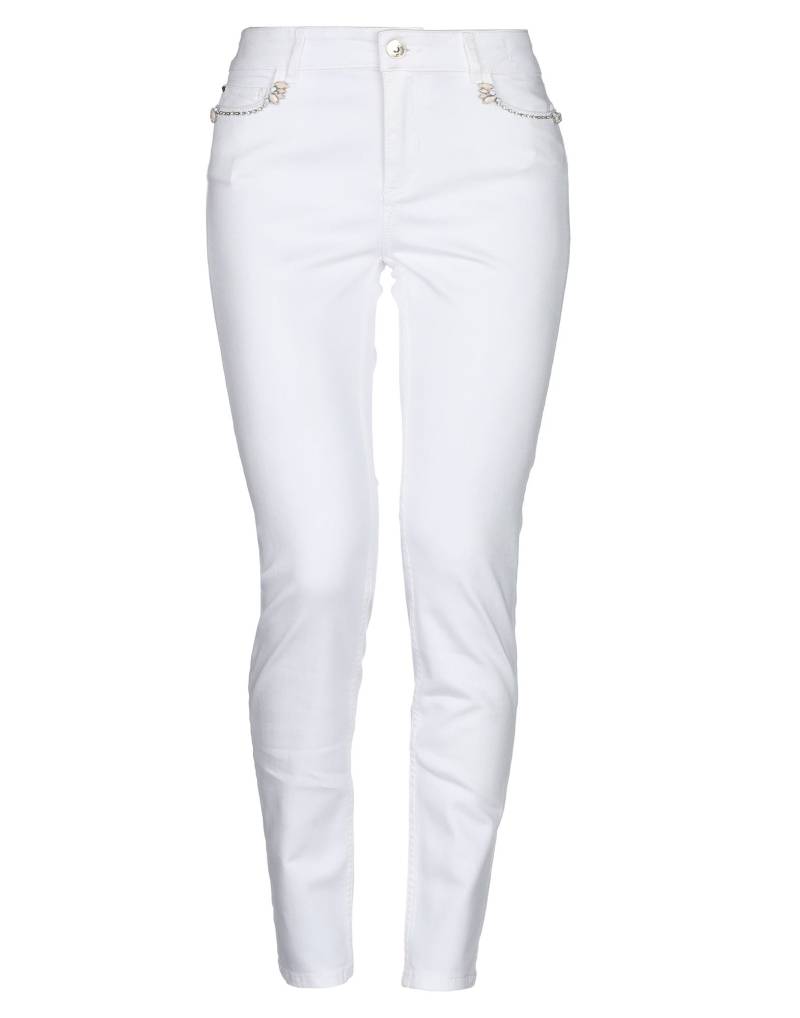 MY TWIN TWINSET Jeanshose Damen Weiß von MY TWIN TWINSET