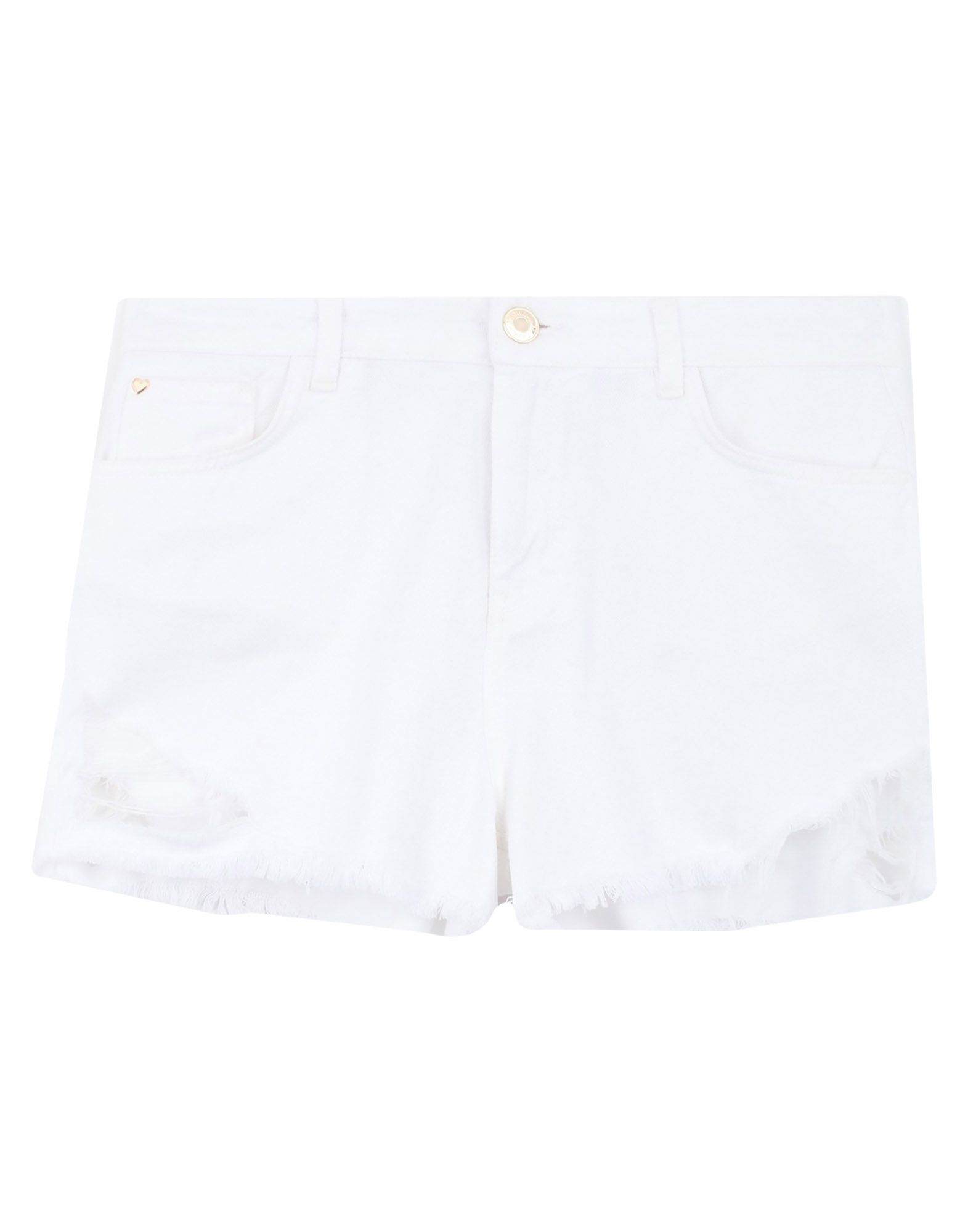 MY TWIN TWINSET Jeansshorts Damen Weiß von MY TWIN TWINSET