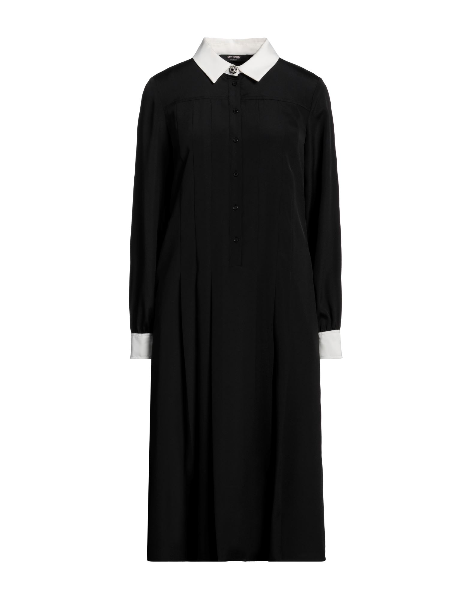 MY TWIN TWINSET Midi-kleid Damen Schwarz von MY TWIN TWINSET