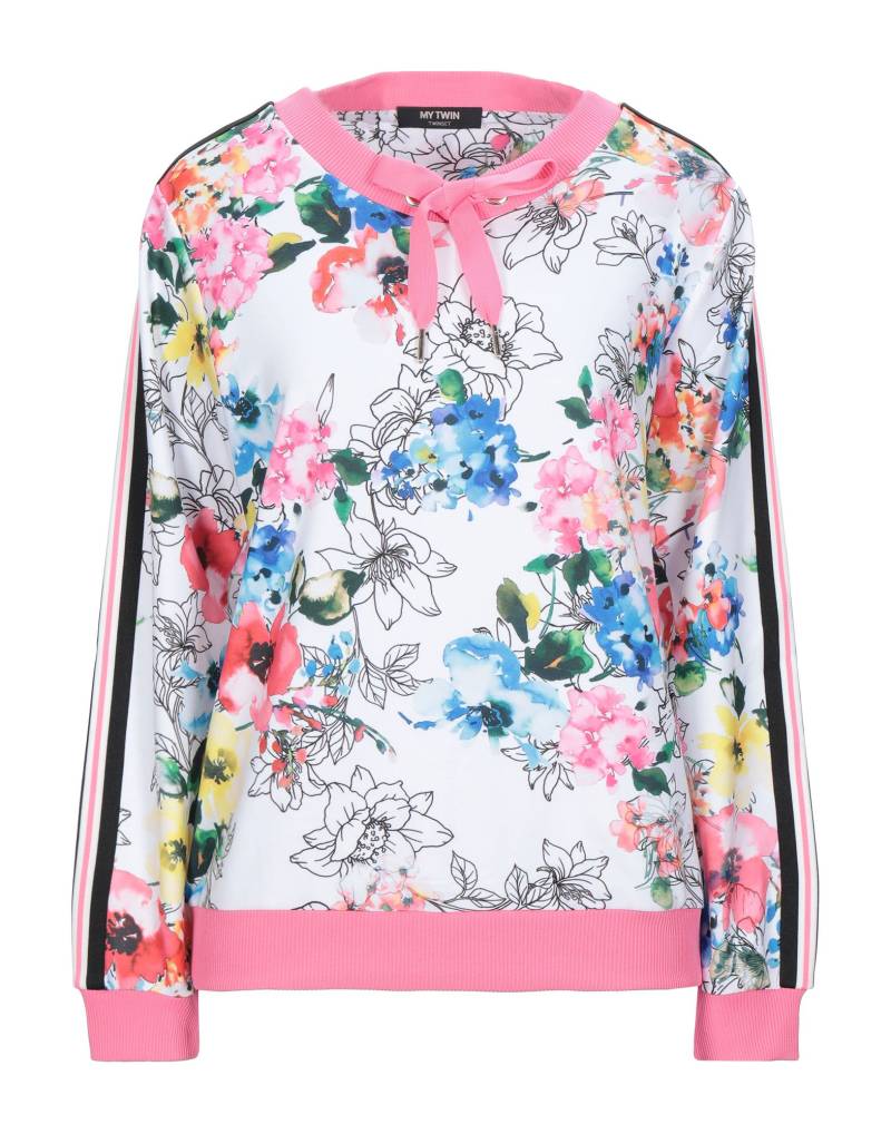 MY TWIN TWINSET Sweatshirt Damen Weiß von MY TWIN TWINSET