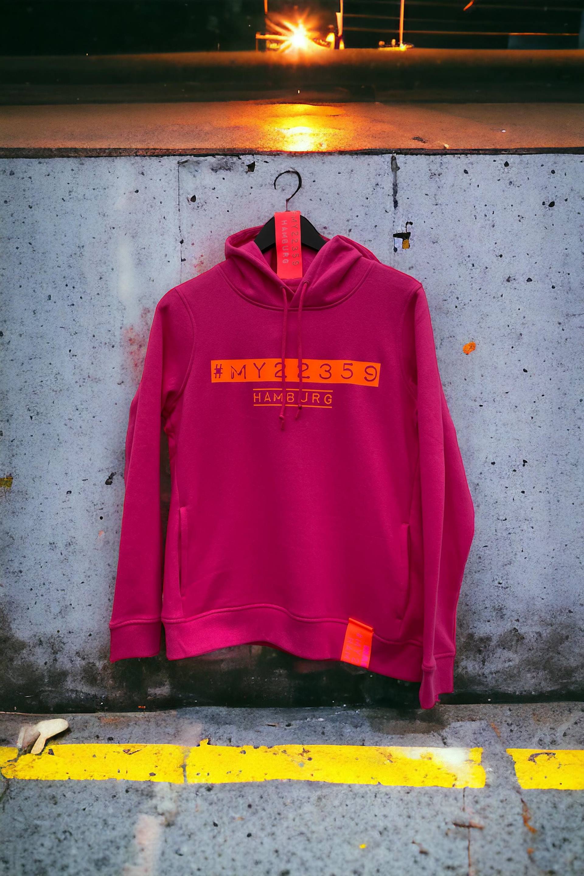 My Hoodie Organic Hot Pink Women von MY22359HAMBURG