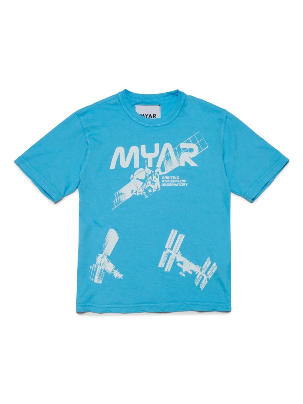 MYAR KIDS T-Shirt mit Atmosphere Observatory-Print - Blau von MYAR KIDS