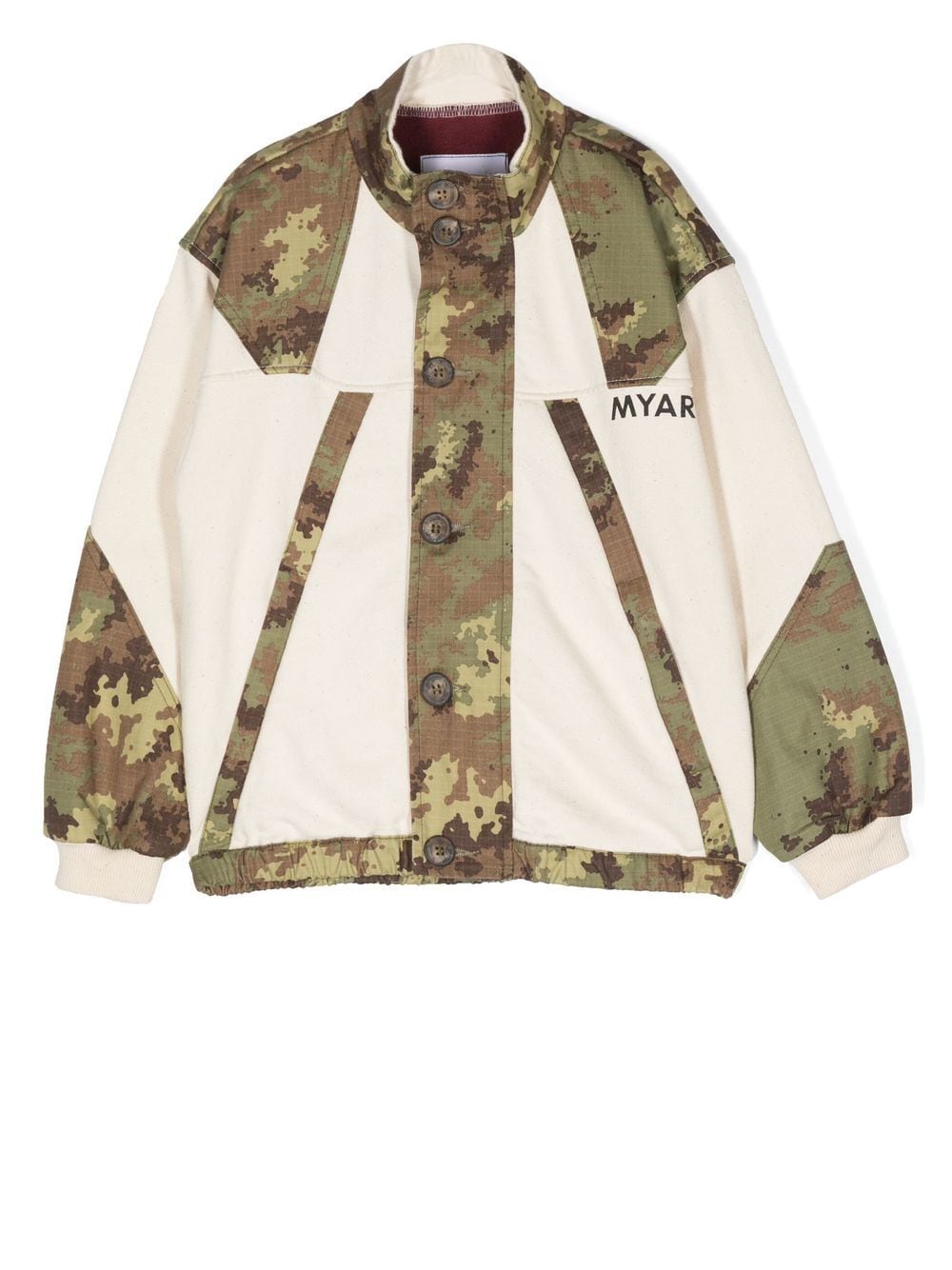 MYAR KIDS Jacke mit Camouflage-Print - Nude von MYAR KIDS