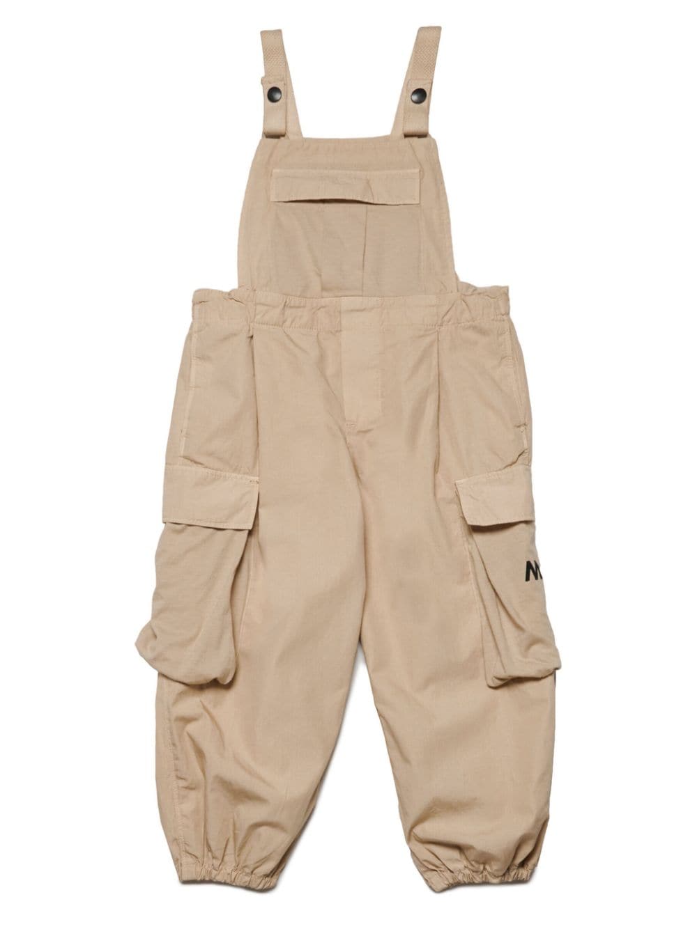 MYAR KIDS Jumpsuit mit Logo-Print - Nude von MYAR KIDS