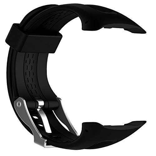 Men's Armband Kompatibel mit Garmin Forerunner 10/Forerunner 15, Verstellbarer Weiches Silikon Ersatzarmbänder mit Werkzeug und Ersatz-Federstege Uhr Herren, 3.5 * 11.7 cm +3.5 * 9.7 cm von MYAYD