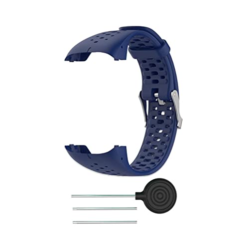 Armband Kompatibel mit Polar M400 /M430,Sport Silikon Ersatz Uhrenarmband Wechselarmband Ersatzarmband für Polar M400 / M430 Smartwatch für Männer Frauen (Blau) von MYAYD