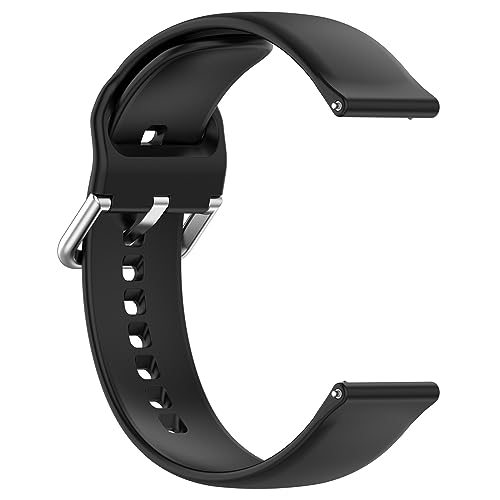 MYAYD Kinder Silikon Armband Kompatibel mit Xplora X6, Weiches Silikon Sport Armband Mädchen Jungen Verstellbare Ersatzbänder für Xplora X6 Play (Schwarz) von MYAYD