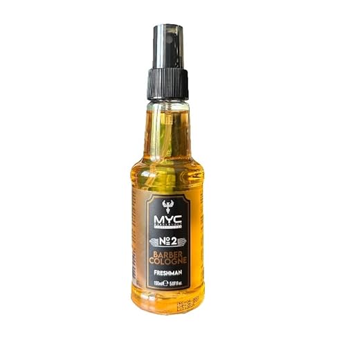 MYC BARBERSHOP Cologne Spray for Men – 150 ml Herren Duftwasser – After Shave Eau de Cologne – 5 Long-Lasting Fragrances – Daily Freshness & Pflege (Freshman) von MYC BARBERSHOP