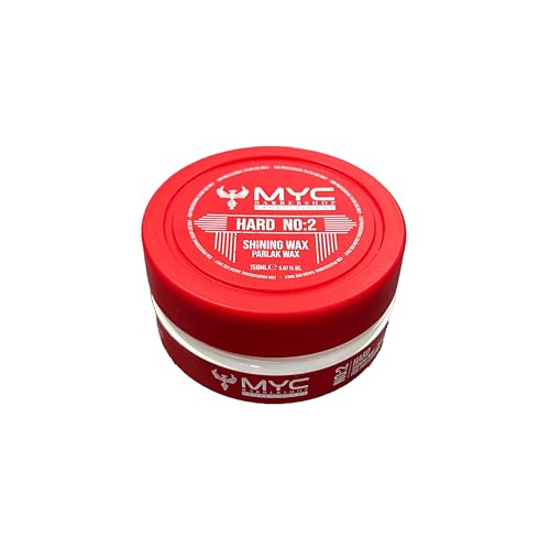 MYC BARBERSHOP – Hard No:2 Haarwachs/Hair Wax 150 ml – Starker Halt & Glanz/Strong Hold & Shine – Styling Wax für Männer/for Men – Professionelle Salonqualität MYC BARBERSHOP – Hard No:2 Haarwachs/Hair Wax 150 ml – Starker Halt & Glanz/Strong Hold & Shine – Styling Wax für Männer/for Men – Professionelle Salonqualität von MYC BARBERSHOP