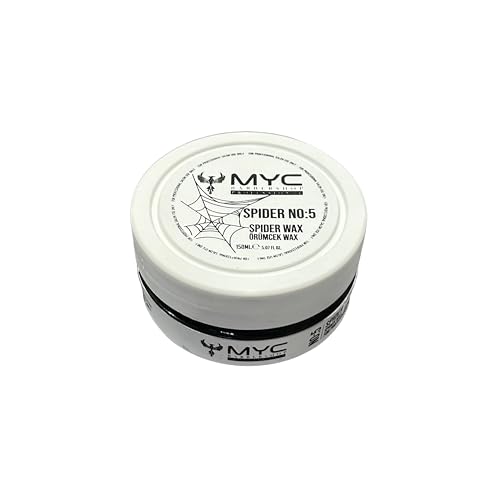 MYC BARBERSHOP – Spider No:5 Spider Wax/Haarwachs 150 ml – Faserwachs mit starkem Halt & Glanz/Webstruktur Styling Wax – für Männer – Professionelle Salonqualität von MYC BARBERSHOP