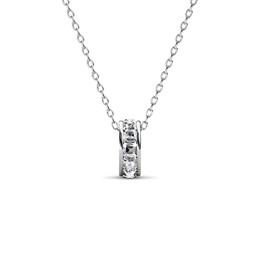 MYC-Paris - Square Roller-Anhänger, Damen - Messing und Swarovski-Kristall - Geldfarbe von MYC-Paris