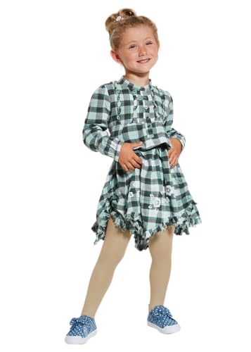 MYCHICLEGS - Mädchen-Strumpfhose aus blickdichter Mikrofaser, 60 Denier – 22 Farben – Größen von 2 bis 12 Jahren, beige, 4 Jahre von MYCHICLEGS