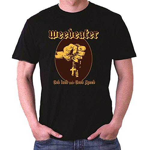 Oar Weedeater Band God Luck and Goodpeed Men's Black T-Shirt(X-Large) von MYDVDHDV