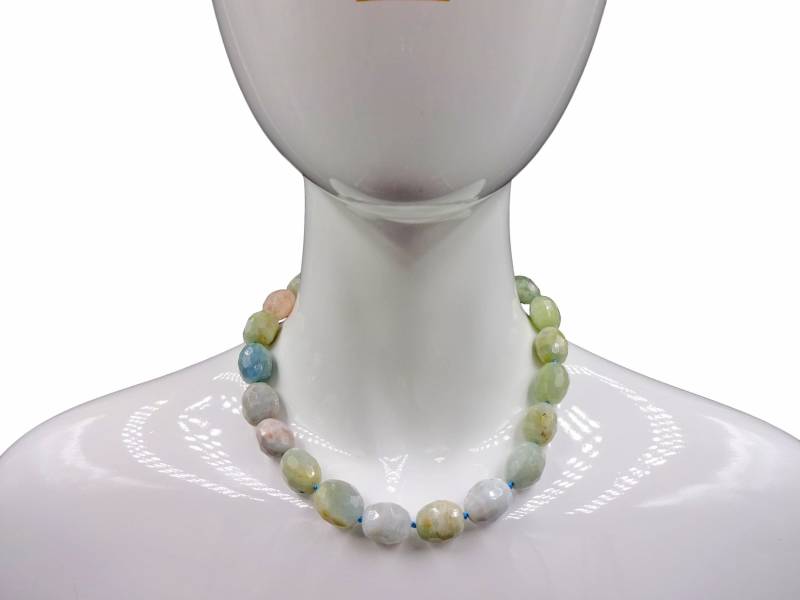 Halb Kostbare Large Nugget Geknotete Halskette von MYGEMSROCK