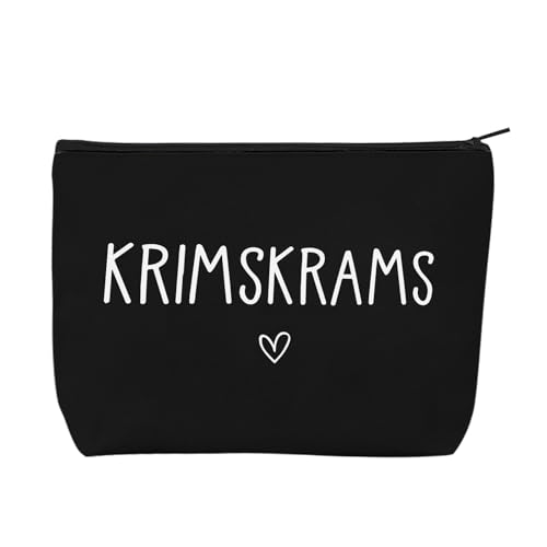 Krimskrams Kosmetiktasche Make up Tasche Schminktasche Kulturtasche Damen Kulturbeutel Mäppchen Bestes Lehrerin Geschenk Faltbare Stofftasche Reise Notfall Bag Geburtstagsgeschenk von MYHALF