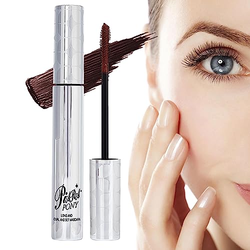 Lash Primer Mascara | Wischfeste Wimperntusche | Sicherer wasserfester Wimpernprimer, der den ganzen Tag hält, Mascara-Make-up für größere Augen Kot- von MYJIO