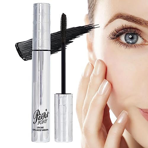 Wimperntusche | Wischfeste Wimperntusche für empfindliche Augen | Sicherer wasserfester Wimpernprimer, der den ganzen Tag hält, Mascara-Make-up für größere Augen Kot- von MYJIO