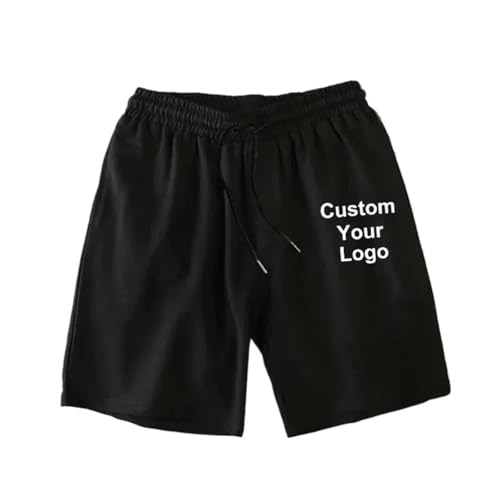 MYKDMCL Neue Männer Benutzerdefinierte Ihr Logo Schnell Trocknende Kurze Sommer Sport Jogging Lose Fitness-Hose Mesh Atmungsaktiv Strand Shorts Color1,L von MYKDMCL