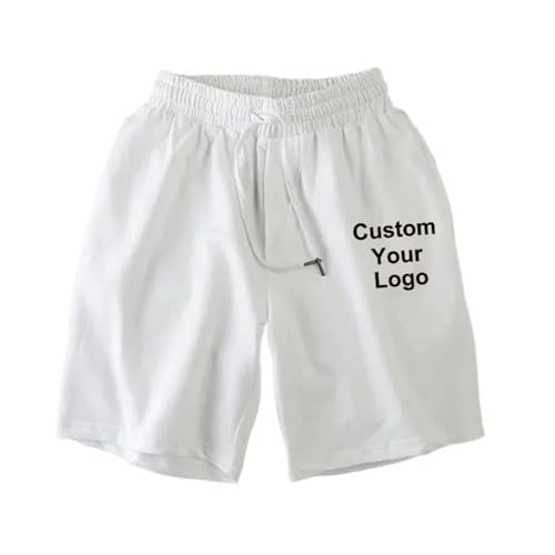 MYKDMCL Neue Männer Benutzerdefinierte Ihr Logo Schnell Trocknende Kurze Sommer Sport Jogging Lose Fitness-Hose Mesh Atmungsaktiv Strand Shorts Color5,L von MYKDMCL