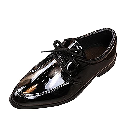 Kinderschuhe Jungen Schnürhalbschuhe Festliche Lederschuhe Britischen Stil Anzug Schuhe Lackschuhe Kinder Performance Student Businessschuh Hochzeit Freizeitschuhe von MYLH