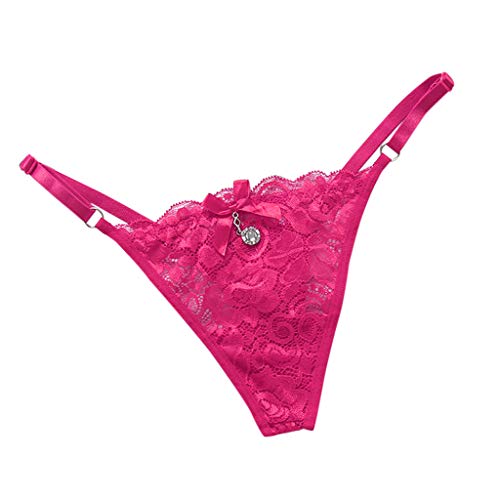 MYLH Spitzenslips Strings Tanga Thong Slips Damen Spitze Sexy Niedrige Taille Elastisch Panties Höschen Für Frauen Unterhosen Nahtlos Tanga Bikinis Taillenslips Weich Bequeme T-Back G-String Höschen von MYLH