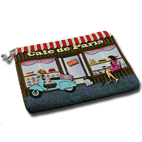 Kosmetiketui MYLULABAG Schminktasche klein für Handtasche Paris Damen Cafe/Boutique Kosmetiketui MYLULABAG Schminktasche klein für Handtasche Paris Damen Cafe/Boutique von MYLULABAG