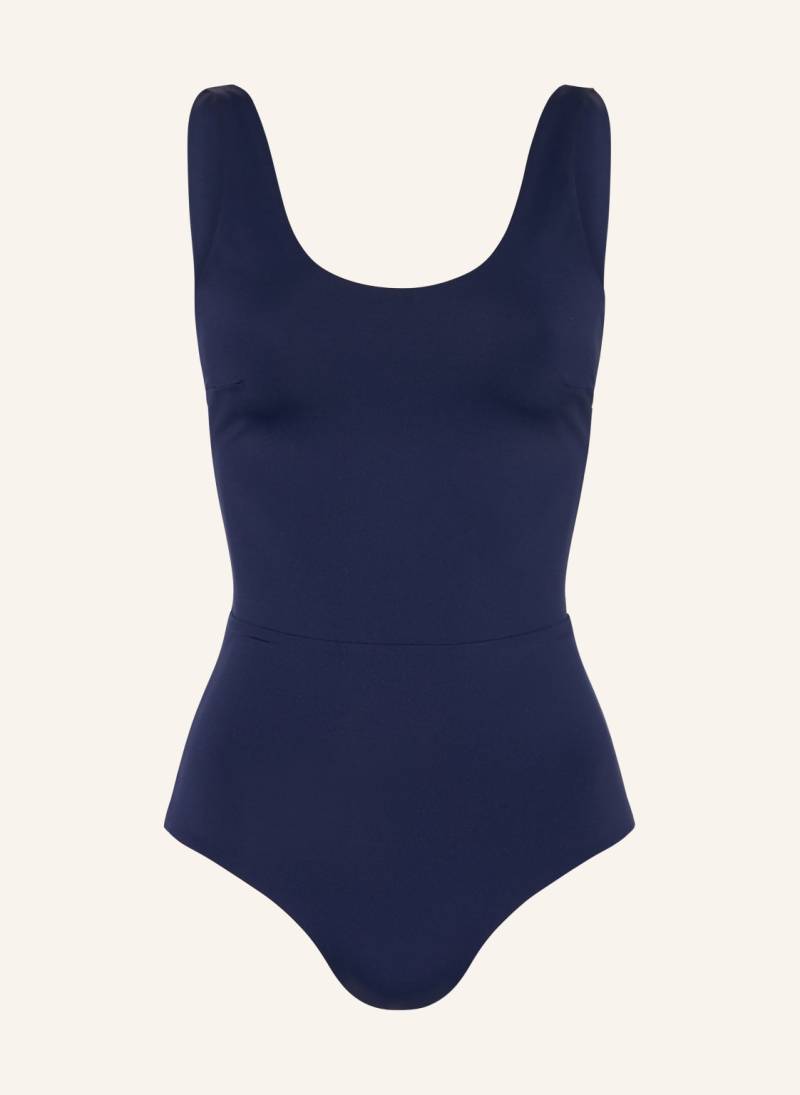 Mymarini Badeanzug Classics Zum Wenden Mit Uv-Schutz 50+ blau von MYMARINI