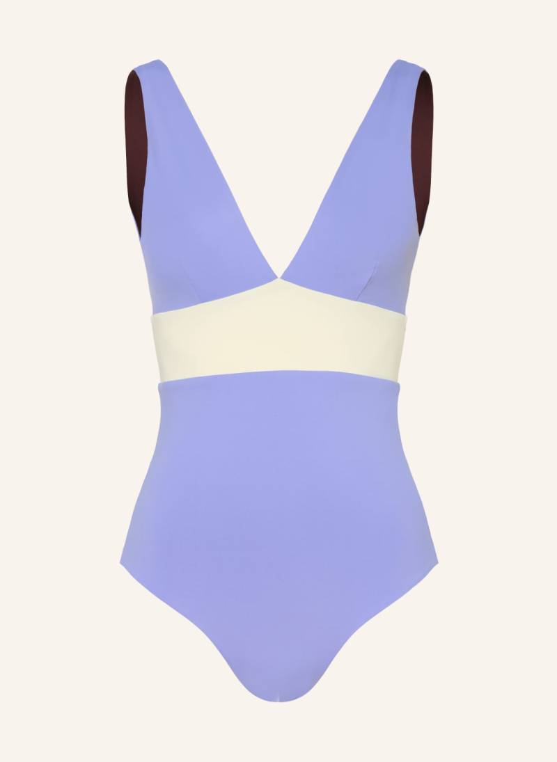 Mymarini Badeanzug Plungesuit Zum Wenden Mit Uv-Schutz 50+ braun von MYMARINI