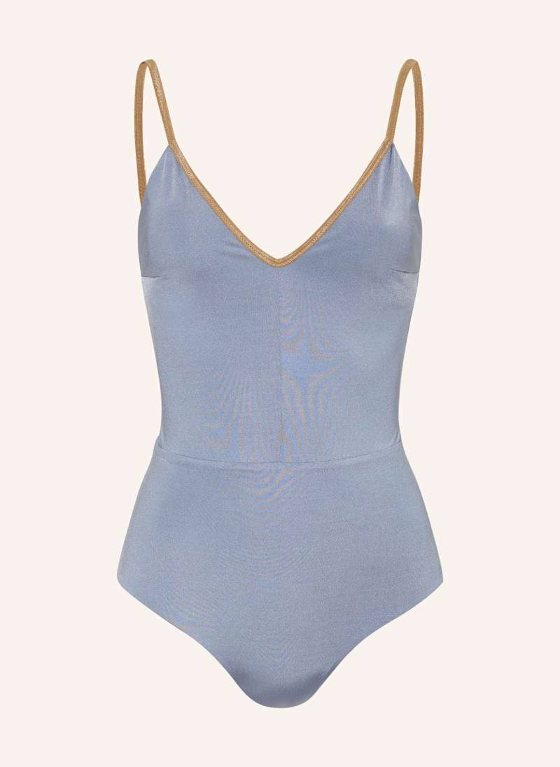 Mymarini Badeanzug Shine Zum Wenden Mit Uv-Schutz 50+ grau von MYMARINI