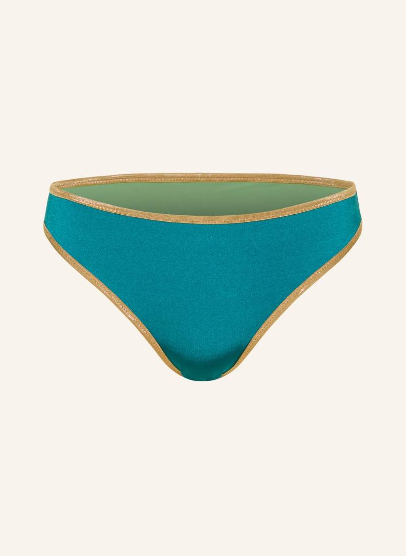 Mymarini Basic-Bikini-Hose Shine Zum Wenden Mit Uv-Schutz 50+ gruen von MYMARINI