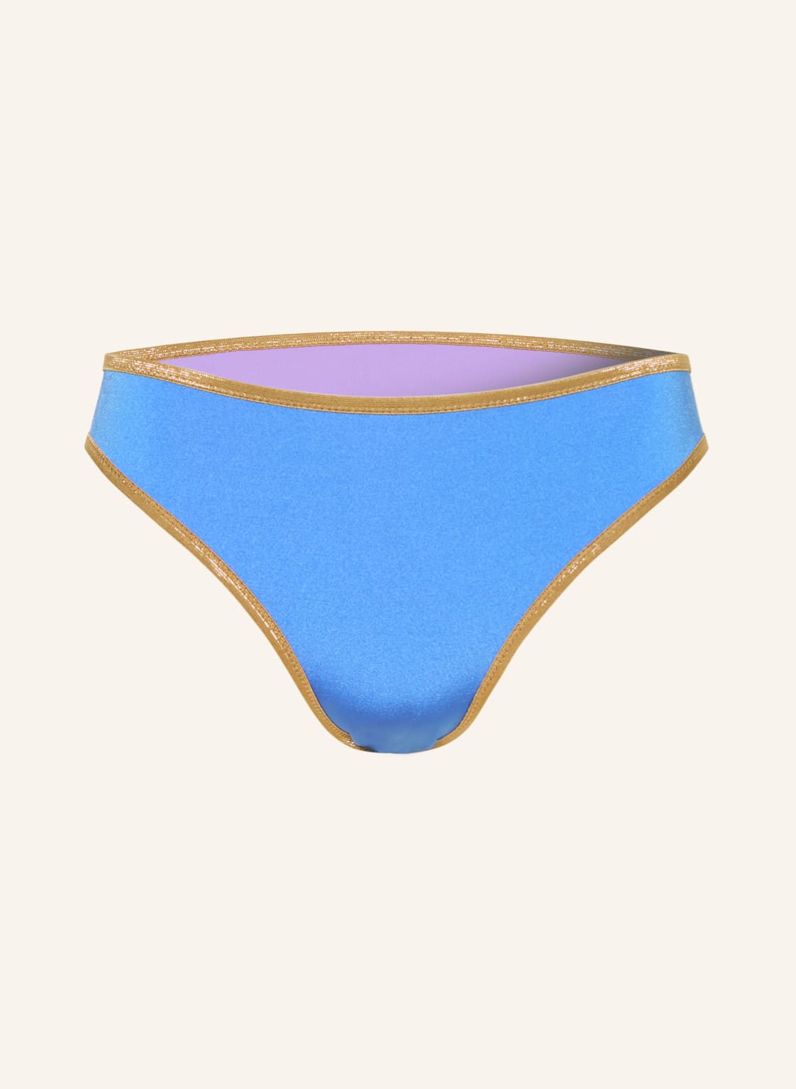 Mymarini Basic-Bikini-Hose Shine Zum Wenden Mit Uv-Schutz 50+ lila von MYMARINI