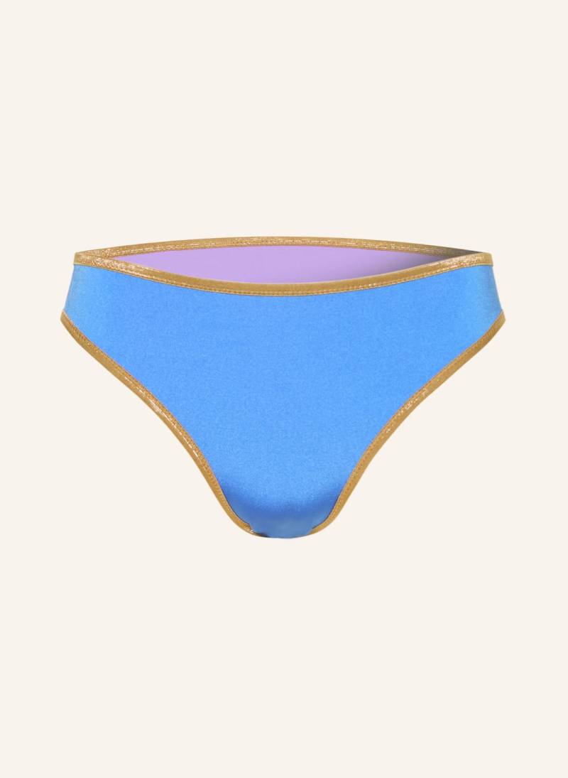 Mymarini Basic-Bikini-Hose Shine Zum Wenden Mit Uv-Schutz 50+ lila von MYMARINI