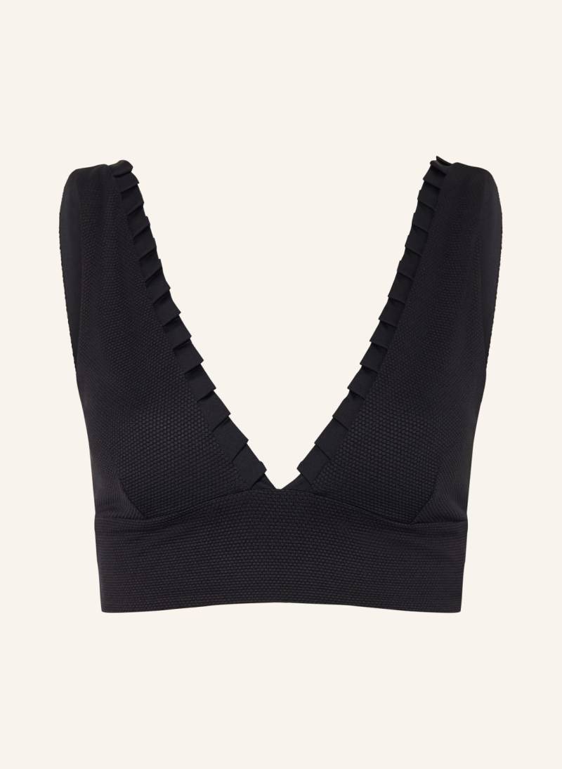 Mymarini Bralette-Bikini-Top No 5 Zum Wenden Mit Uv-Schutz 50+ schwarz von MYMARINI