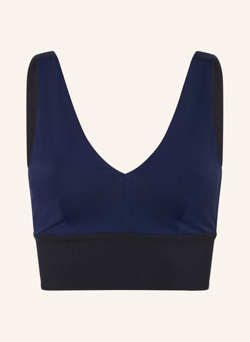 Mymarini Bralette-Bikini-Top Yogatop Zum Wenden Mit Uv-Schutz 50+ blau von MYMARINI