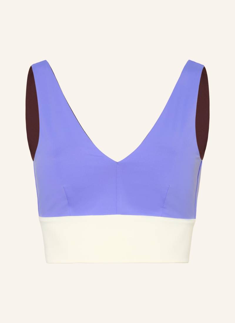 Mymarini Bralette-Bikini-Top Yogatop Zum Wenden Mit Uv-Schutz 50+ braun von MYMARINI