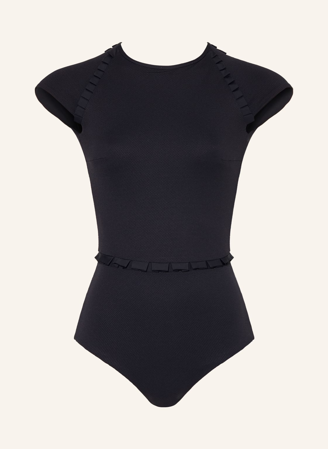 Mymarini High-Neck-Badeanzug No 1 Zum Wenden Mit Uv-Schutz 50+ schwarz von MYMARINI