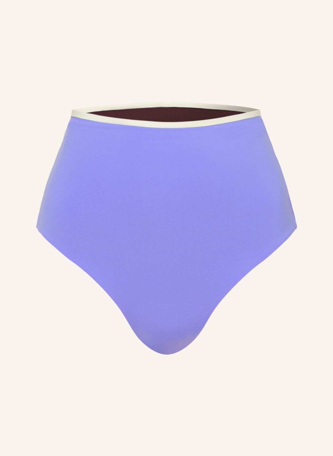 Mymarini Highwaist-Bikini-Hose Shine Zum Wenden Mit Uv-Schutz 50+ braun von MYMARINI