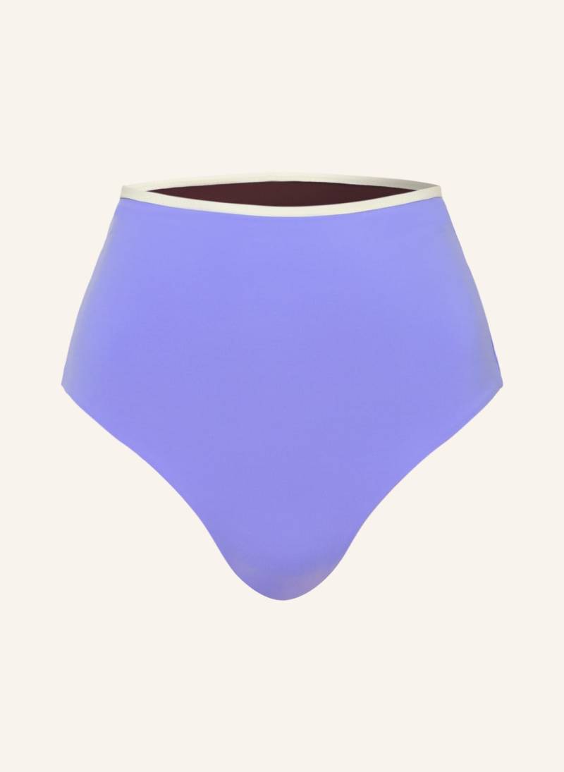 Mymarini Highwaist-Bikini-Hose Shine Zum Wenden Mit Uv-Schutz 50+ braun von MYMARINI