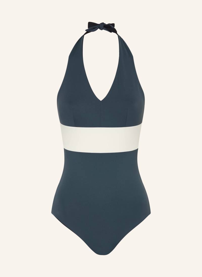 Mymarini Neckholder-Badeanzug Classics Zum Wenden Mit Uv-Schutz 50+ schwarz von MYMARINI