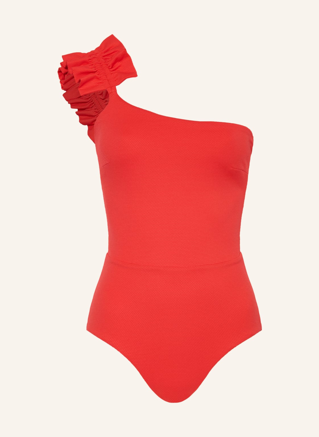 Mymarini One-Shoulder-Badeanzug Swimsuit No. 3 Mit Uv-Schutz 50+ rot von MYMARINI