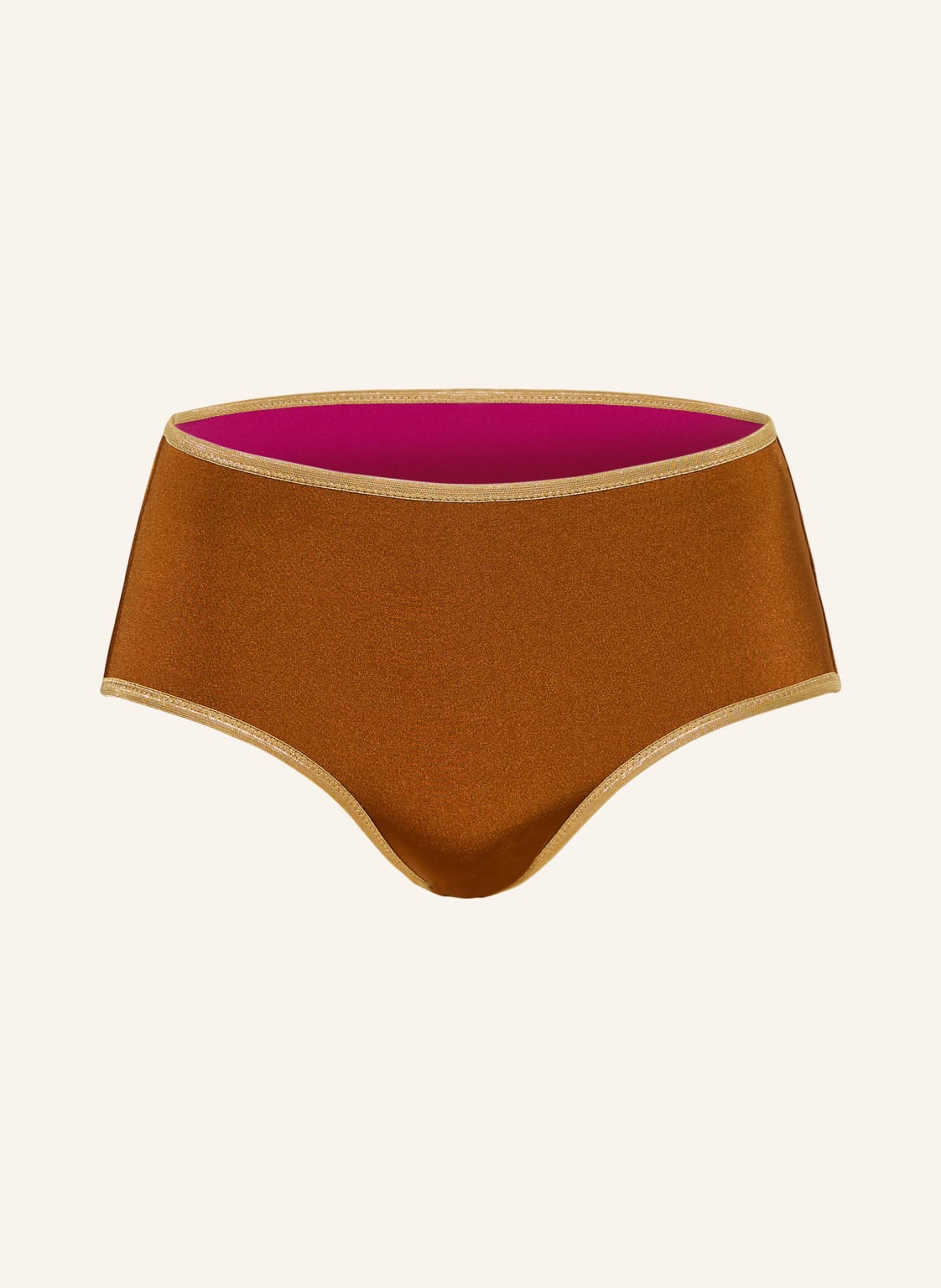 Mymarini Panty-Bikini-Hose Shine Zum Wenden Mit Uv-Schutz 50+ pink von MYMARINI
