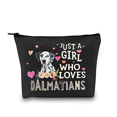 MYOSPARK Dalmatiner-Hunde-Kosmetiktasche, niedliches Dalmatiner-Geschenk, nur ein Mädchen, das Dalmatiner liebt, Geschenk für Hunde, Mutter, Dalmatiner Tasche, Modern von MYOSPARK